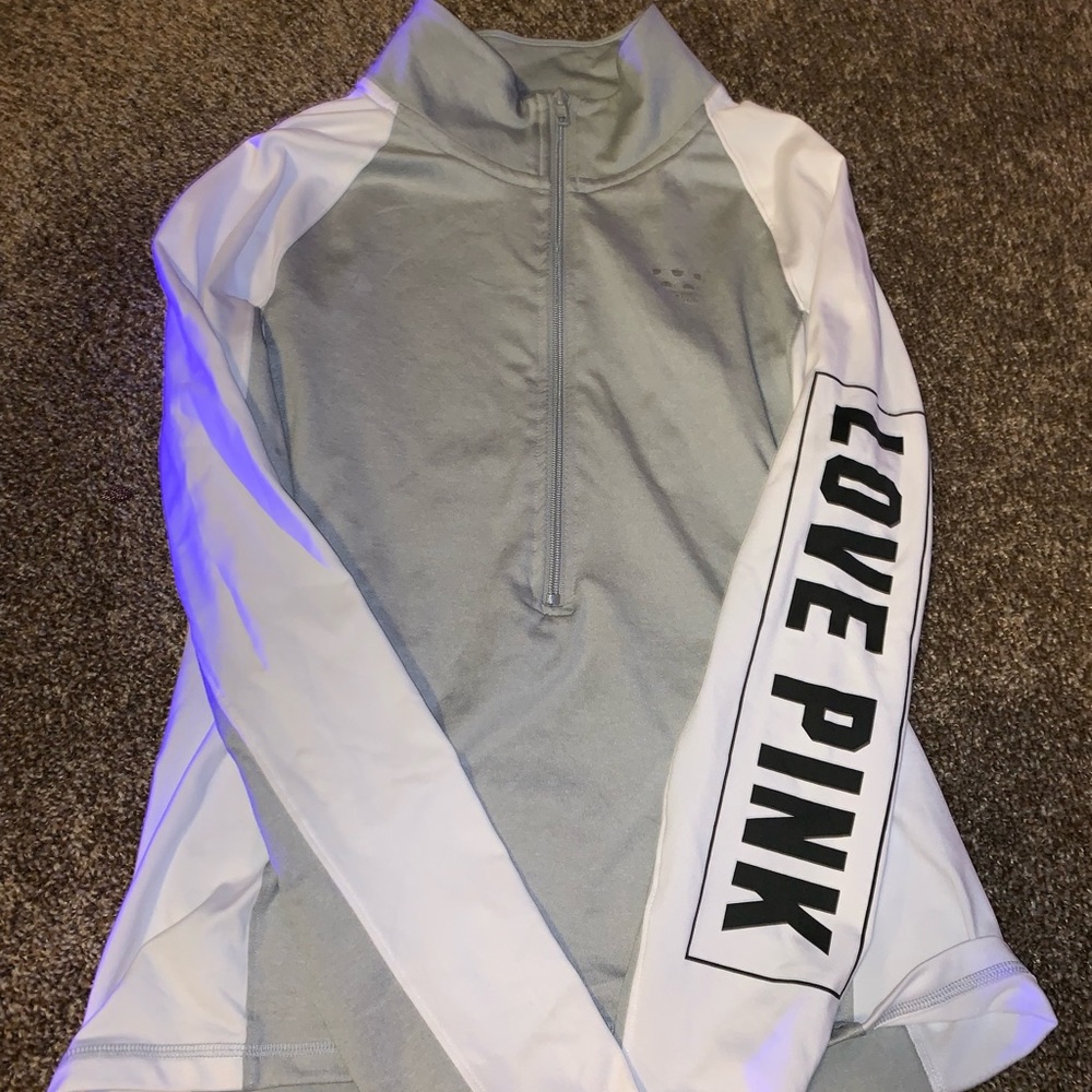 Victoria secret pink zip  up workout sweatshirt